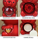 EleganceBear™ – Rose Teddy Bear Gift Box