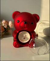EleganceBear™ – Rose Teddy Bear Gift Box + FREE Sapphire Jewellery Set | Valentine's, Anniversary & Birthday Gift for Her