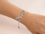 Sparkling Leaf Bracelet