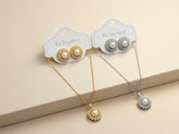 Classic Pearl Pendant Jewelry Set
