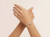 Diamond Cut Solitaire Bracelet