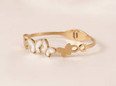 Stainless Steel Butterfly Bangle