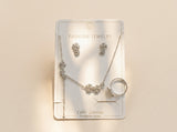 Clover Cubic Zirconia Jewelry Set