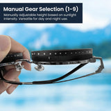 Adjustable Tint Polarized Sunglasses Retro Round