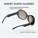 Nalacal Smart Glasses, Bluetooth Sunglasses For Men Women, Music Built-In Mic&Speakers, Outdoor Uv Protection, Open Ear Audio 5.3 Glasses Adults