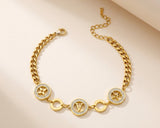 Stainless Steel Zircon Women's Bracelet