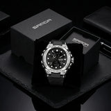 Sanda Men'S Sports Watch Trendy Multi-Kinetic Luminous Waterproof Watch With Calendar Dual Display Quartz Electronic Watch