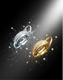 Pearl Crystal Band Ring
