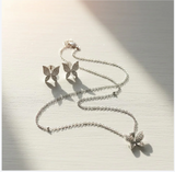 Pave Butterfly Set