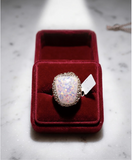 Opal Crystal Statement Ring