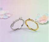 Pearl Twist Ring