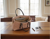 Women’s Printed Tote Handbag with Pouch