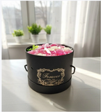 Pink & White Rose Flower Box