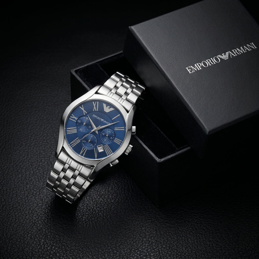 Emporio Armani Men's Stainless Steel Chronograph Watch