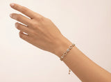 Vintage Zircon Link Bracelet
