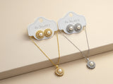 Classic Pearl Pendant Jewelry Set