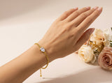 Diamond Cut Solitaire Bracelet