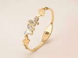 Stainless Steel Butterfly Bangle
