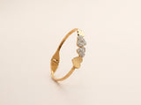 Stainless Steel Heart Bangle