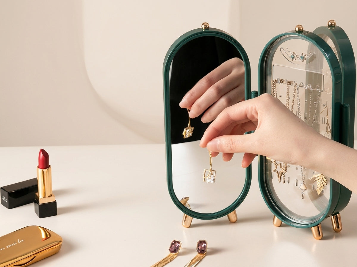 Folding Screen Jewelry Box