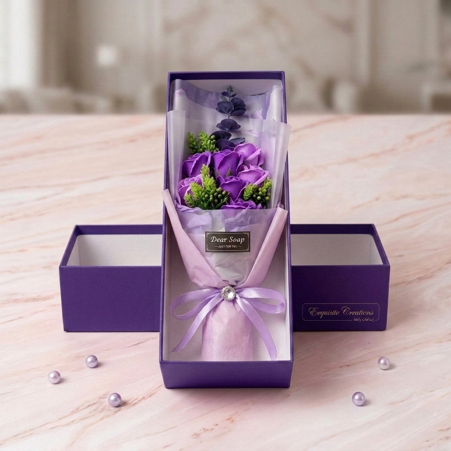 Luxury Purple Rose Flower Bouquet Ⓢ