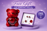 Teddy Bear Gift Box with a free gift