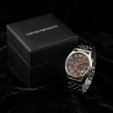 Emporio Armani Men's Stainless Steel Chronograph Watch