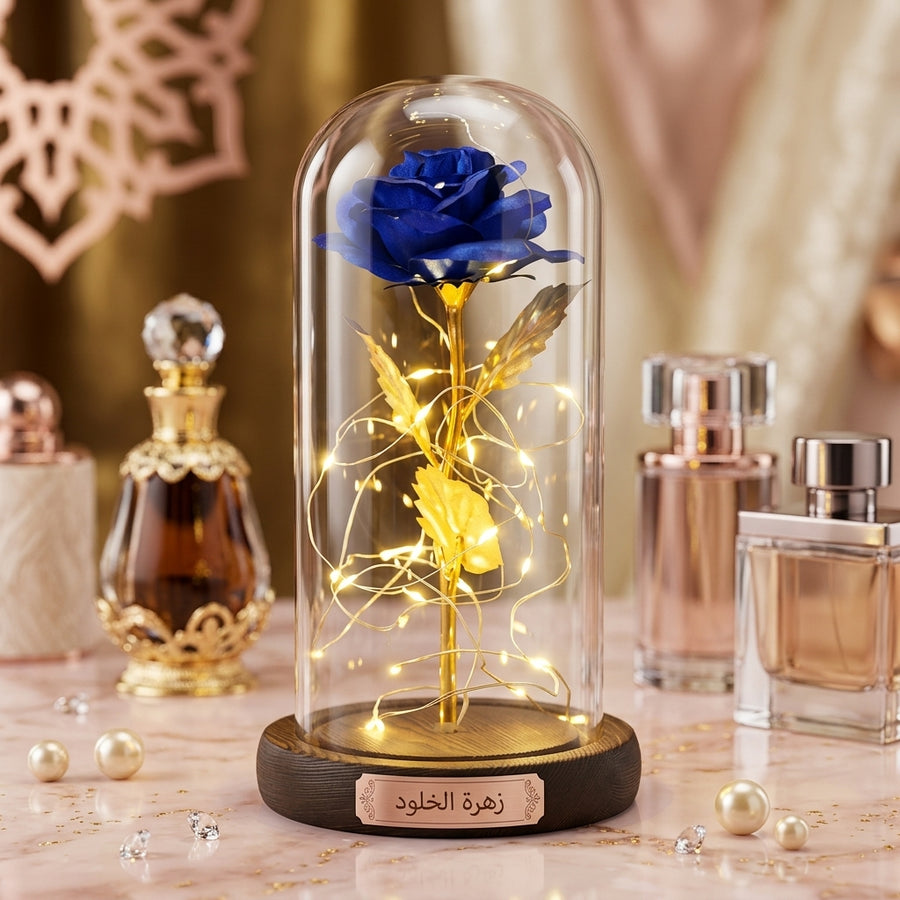 Rose Gift With Led Lights