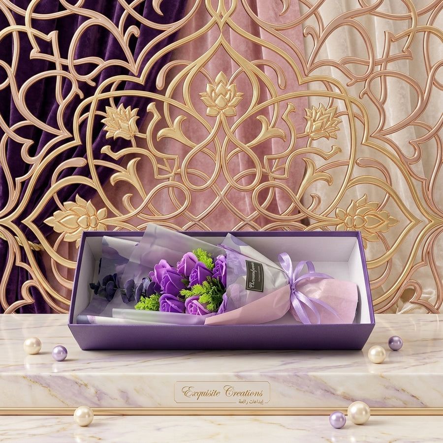 Luxury Purple Rose Flower Bouquet Ⓢ