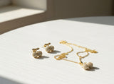 Pave Cherry Sphere Set