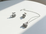 Pave Cherry Sphere Set