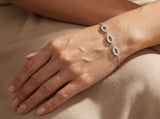 Oval Diamond Link Bracelet