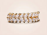 Leaf Crystal Ring