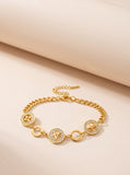 Stainless Steel Zircon Women's Bracelet