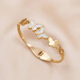 Stainless Steel Butterfly Bangle