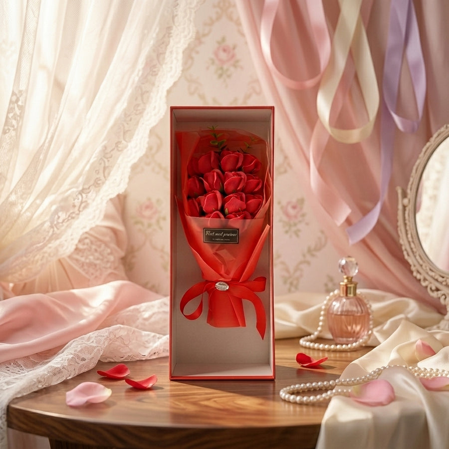 Luxury Pink Rose Flower Bouquet Gift Ⓢ
