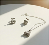 Pave Cherry Sphere Set