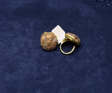 Champagne Crystal Dome Statement Ring