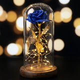Rose Gift With Led Lights