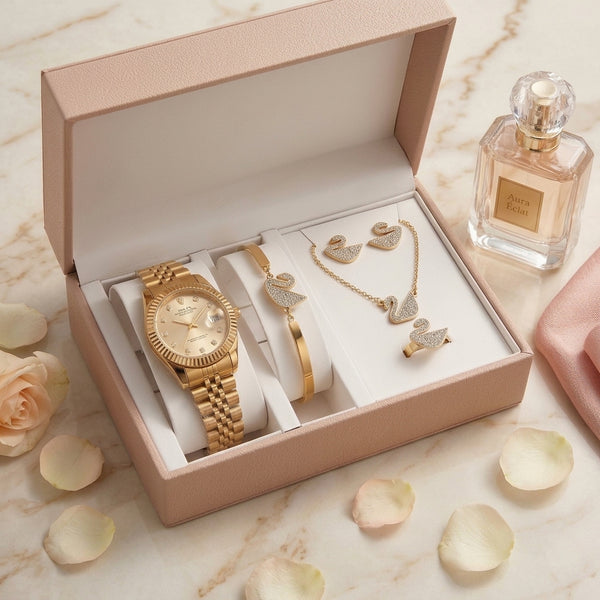 Crystal Hour Swan Women Watch ©