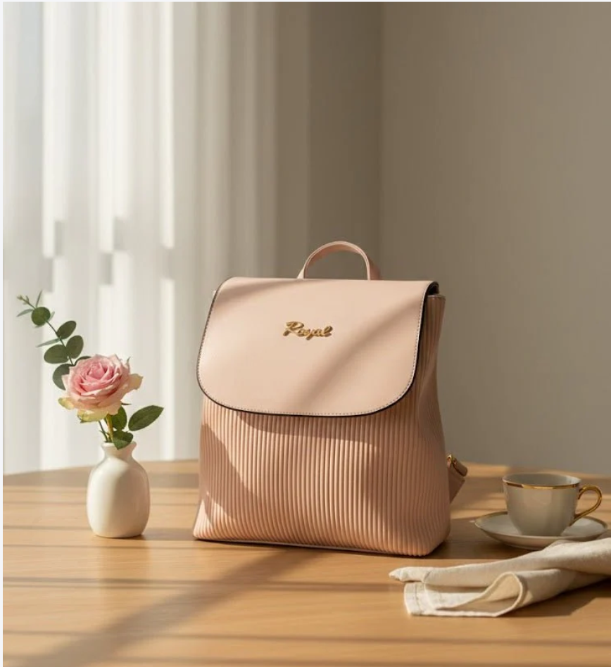 Aloura Pleated Backpack