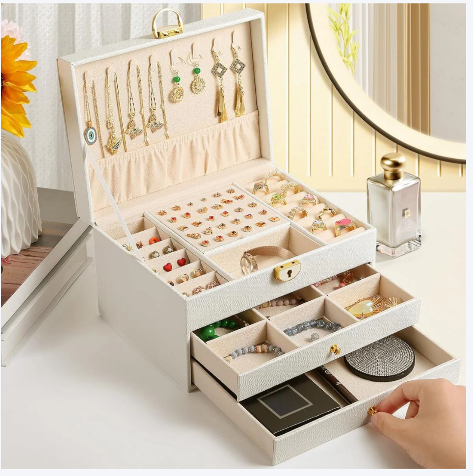 3 Layer Jewelry Storage Box
